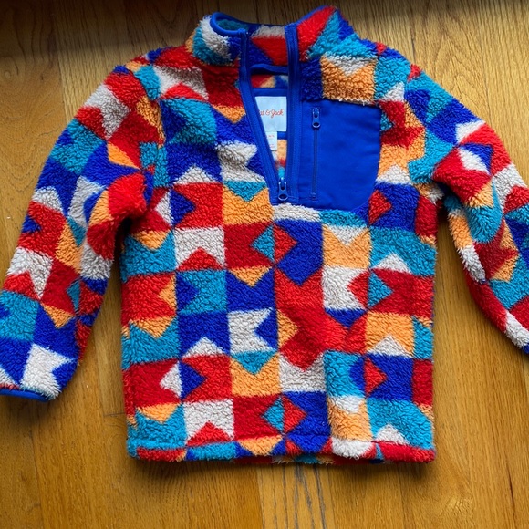 Cat & Jack zip neck fleece pullover - Picture 1 of 3